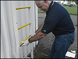 Anti-Slip Ladder Rung Covers Installation