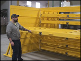 Roll-Out Sheet Metal Racks