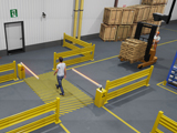 AisleCop® Gen5 2-Gate Pedestrian Priority System