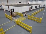 AisleCop® Gen5 4-Gate Pedestrian Priority System