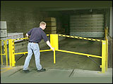 Folding Rail Dock Safety Gate 