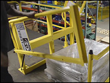 LedgeGuard Mezzanine Cantilever Lift Safety Gate 