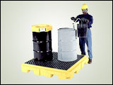 Low Profile Spill Pallet - 4 Drum