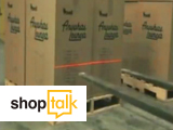 Forklift Laser Tine Guide System - Shoptalk