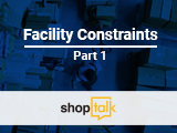 Facility Constraints – Space Issue Indicators