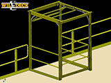 Overhead Mezzanine Safety Gate